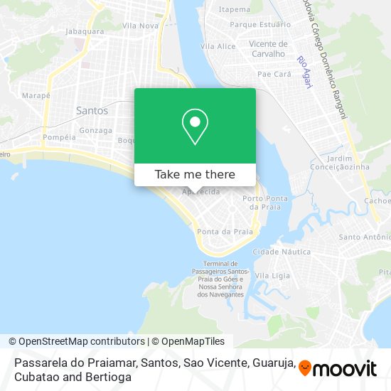 Passarela do Praiamar map