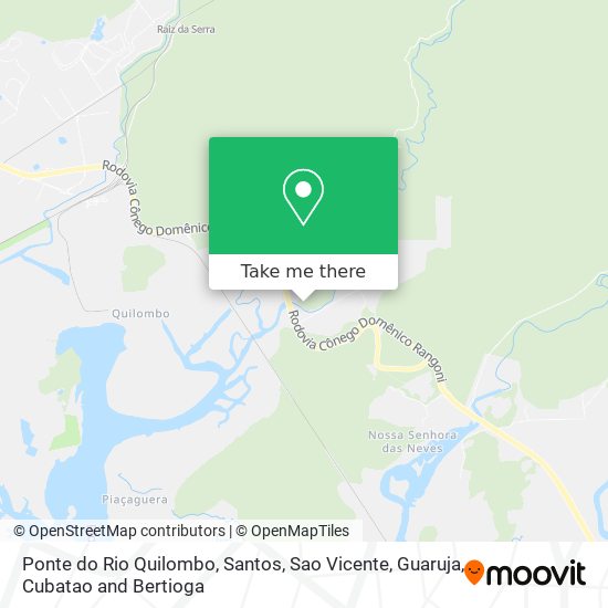 Ponte do Rio Quilombo map
