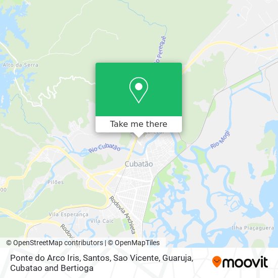 Ponte do Arco Iris map