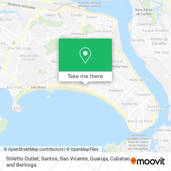 Mapa Stiletto Outlet