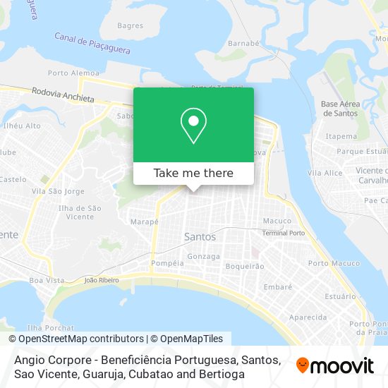 Angio Corpore - Beneficiência Portuguesa map