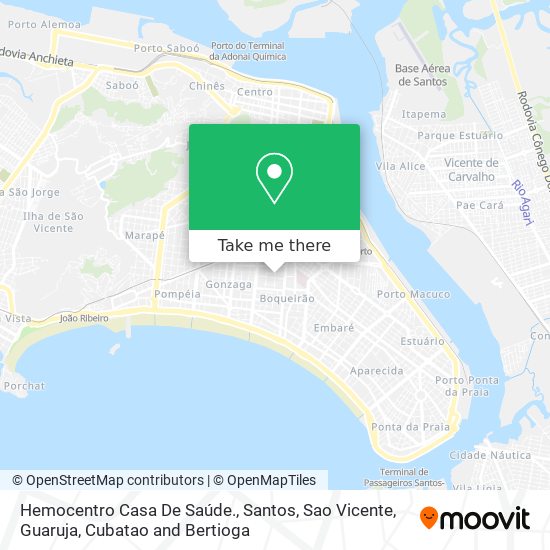 Hemocentro Casa De Saúde. map