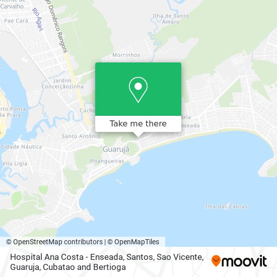 Hospital Ana Costa - Enseada map