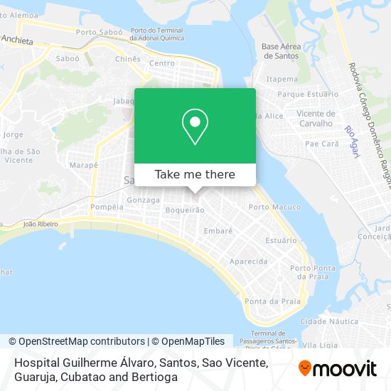 Hospital Guilherme Álvaro map