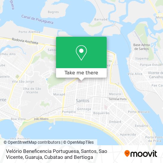Velório Beneficencia Portuguesa map