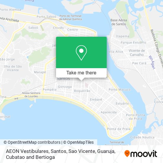 AEON Vestibulares map