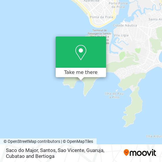 Saco do Major map