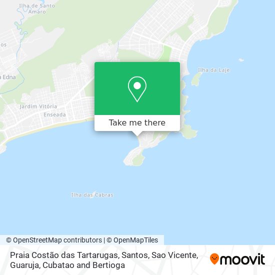 Mapa Praia Costão das Tartarugas