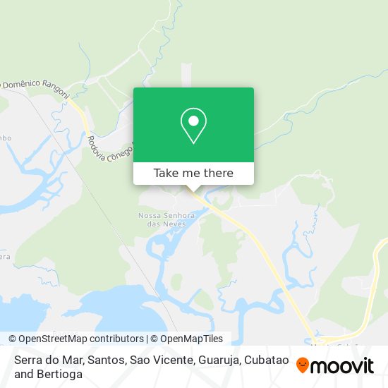 Serra do Mar map