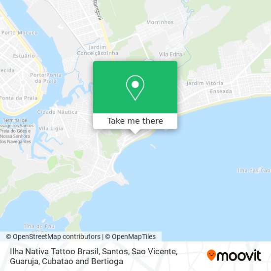 Ilha Nativa Tattoo Brasil map