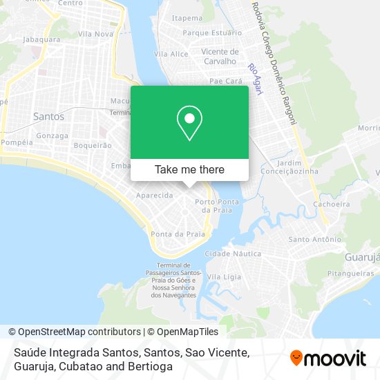 Saúde Integrada Santos map