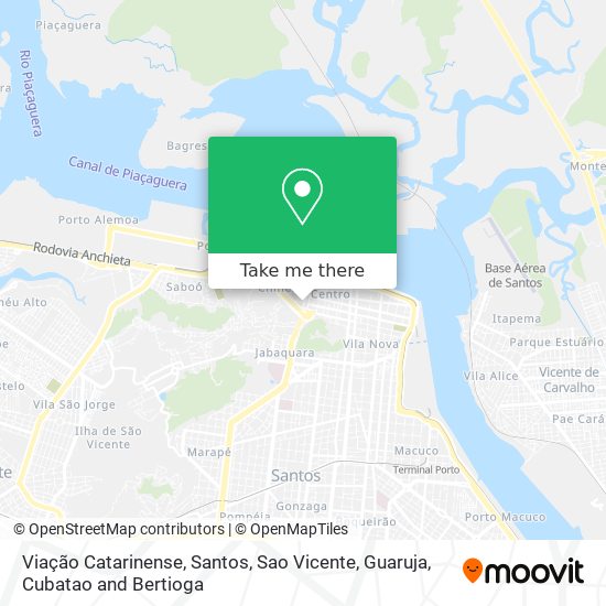 Viação Catarinense map