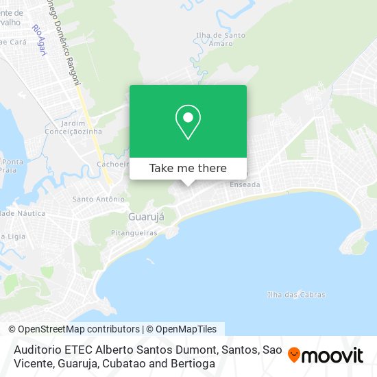 Auditorio ETEC Alberto Santos Dumont map