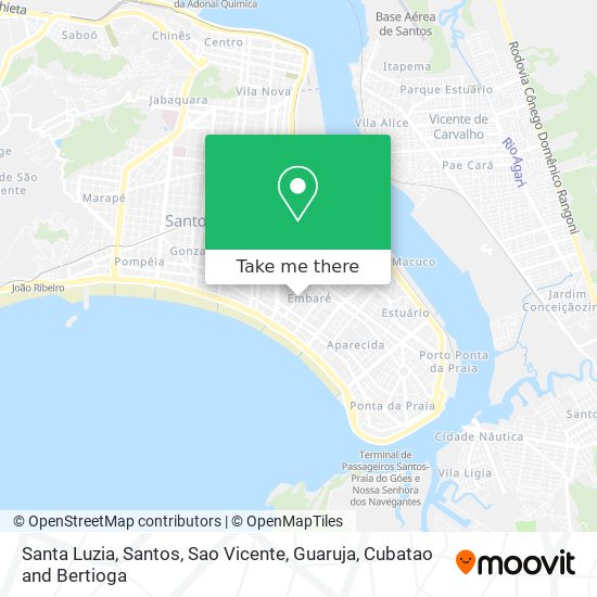 Santa Luzia map