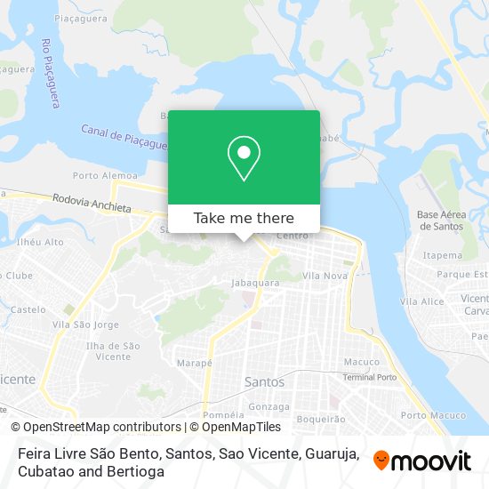Feira Livre São Bento map