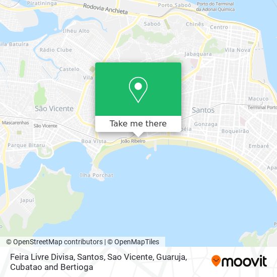 Feira Livre Divisa map