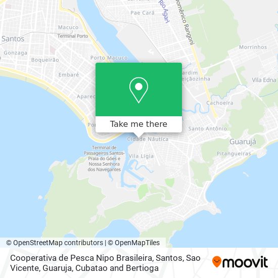 Cooperativa de Pesca Nipo Brasileira map