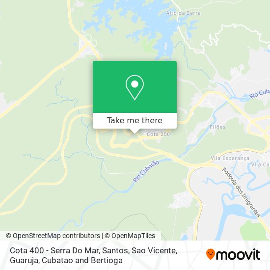 Cota 400 - Serra Do Mar map
