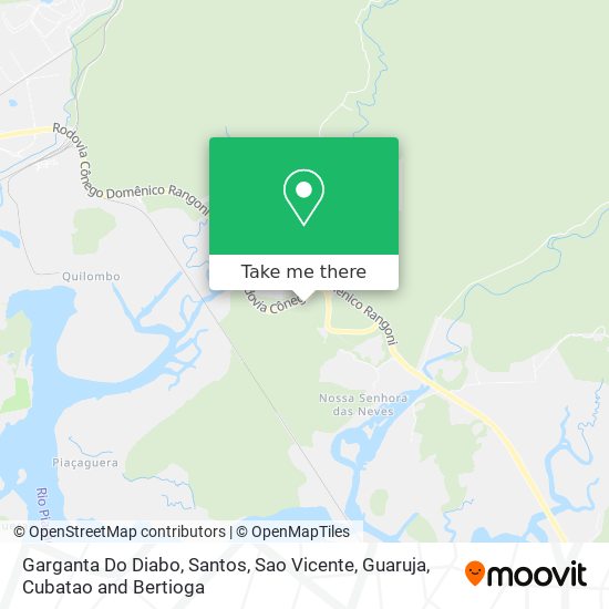 Garganta Do Diabo map