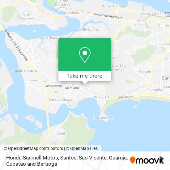 Honda Sanmell Motos map