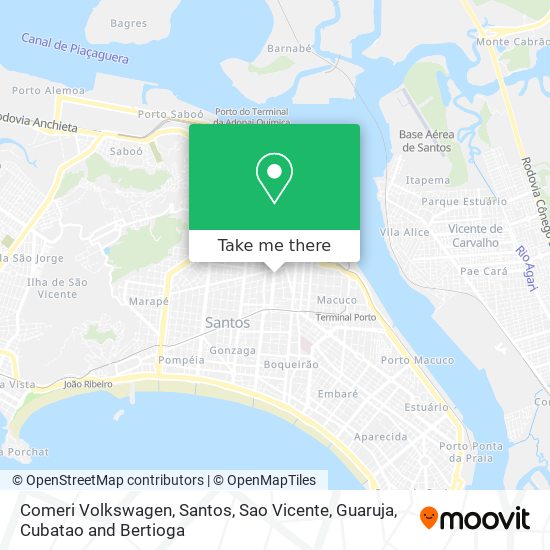 Comeri Volkswagen map