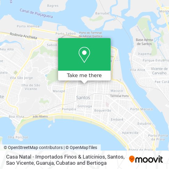 Casa Natal - Importados Finos & Latícinios map