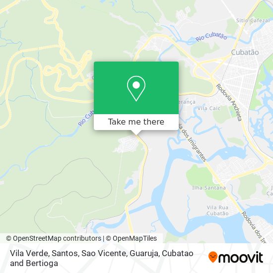 Vila Verde map