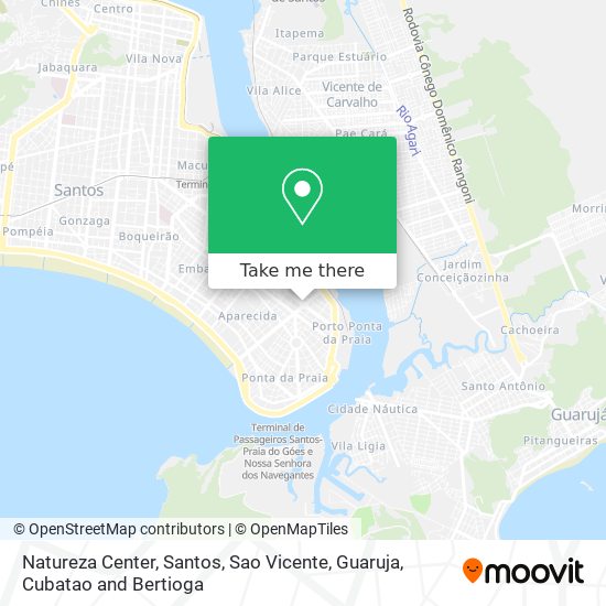 Natureza Center map