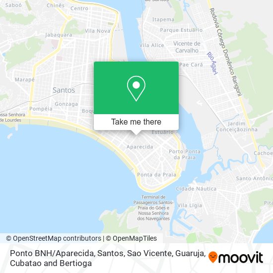 Ponto BNH/Aparecida map