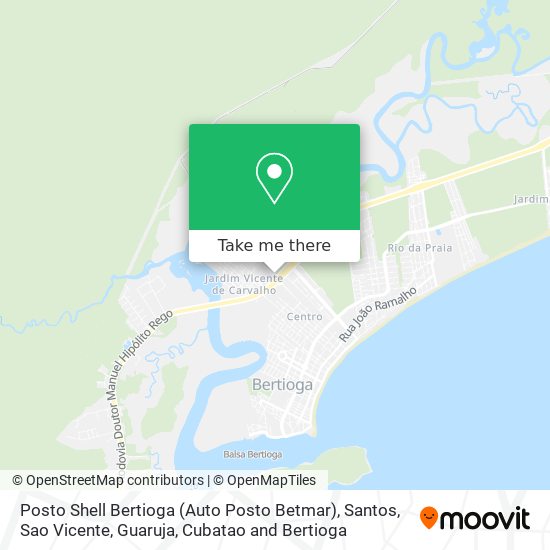 Posto Shell Bertioga (Auto Posto Betmar) map