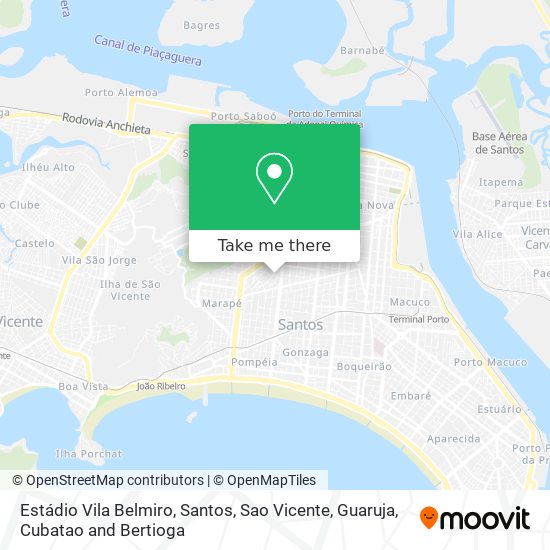 Estádio Vila Belmiro map