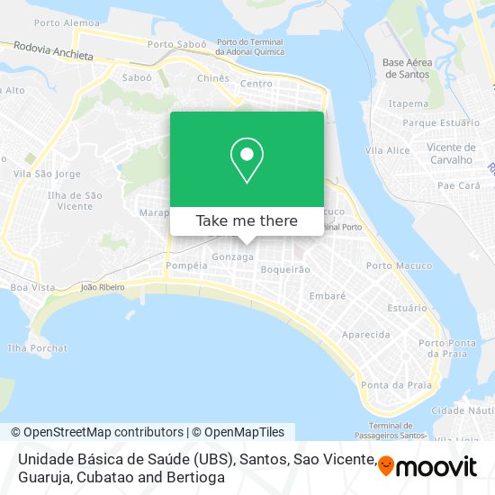 Unidade Básica de Saúde (UBS) map