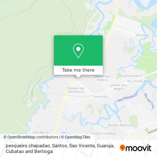 pesqueiro chapadao map