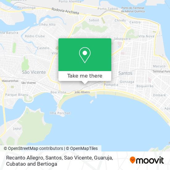 Recanto Allegro map