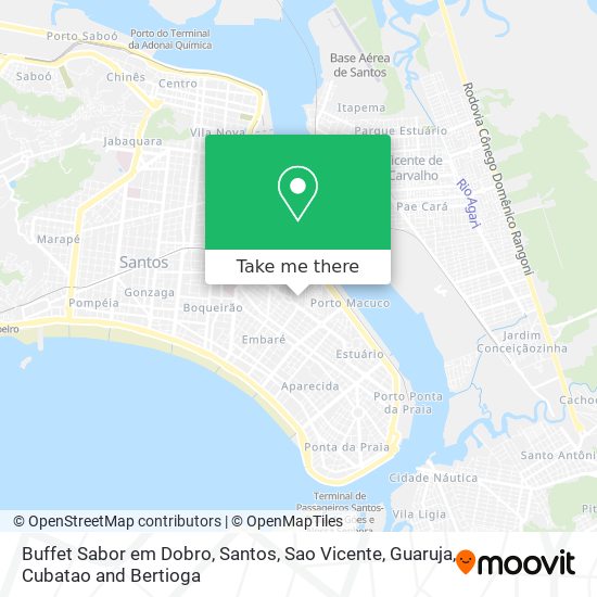 Buffet Sabor em Dobro map