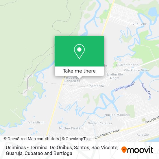 Usiminas - Terminal De Ônibus map