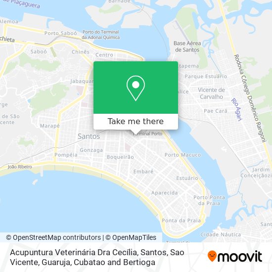 Acupuntura Veterinária Dra Cecília map