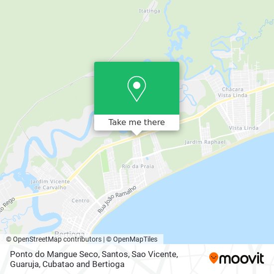 Ponto do Mangue Seco map