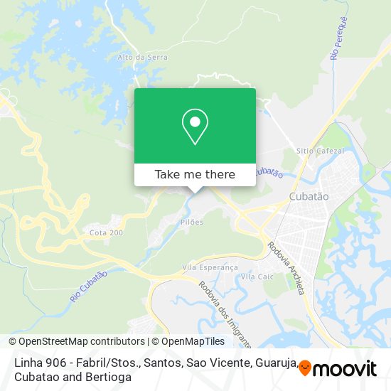Linha 906 - Fabril/Stos. map