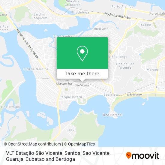 VLT Estação São Vicente map