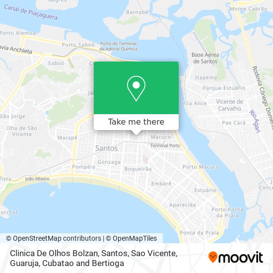 Clinica De Olhos Bolzan map
