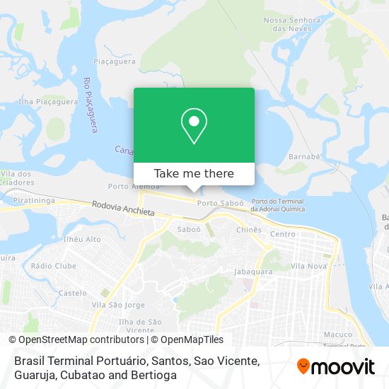Brasil Terminal Portuário map