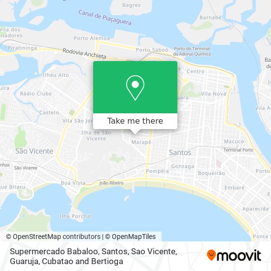 Supermercado Babaloo map