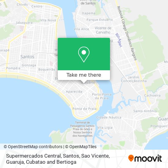 Supermercados Central map