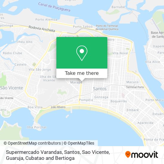 Mapa Supermercado Varandas