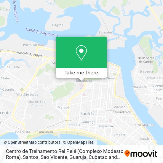 Centro de Treinamento Rei Pelé (Complexo Modesto Roma) map