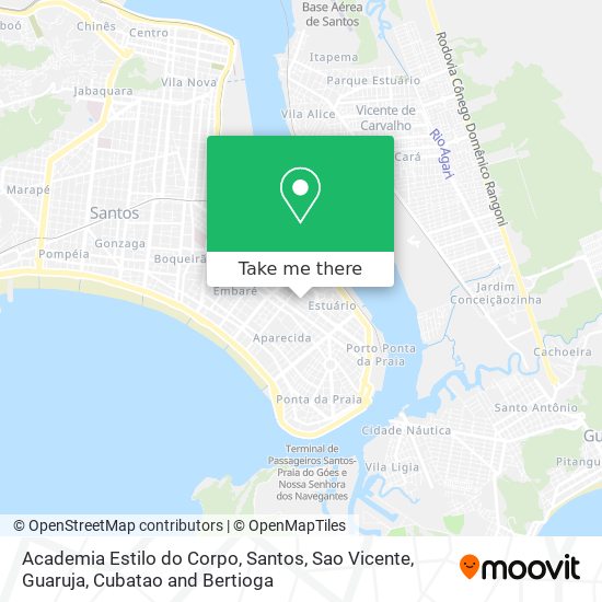 Academia Estilo do Corpo map