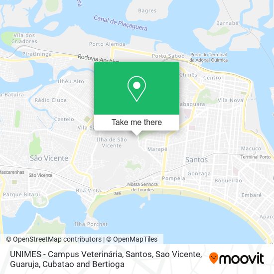 UNIMES - Campus Veterinária map