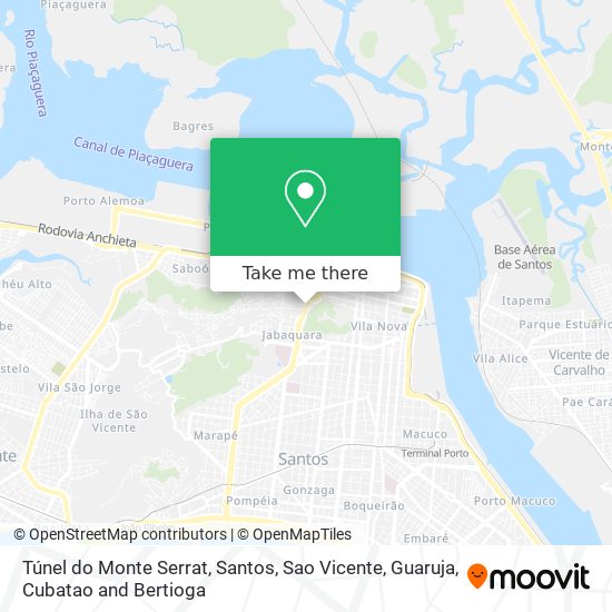 Túnel do Monte Serrat map