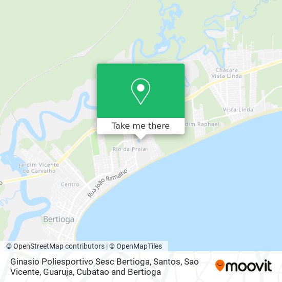 Ginasio Poliesportivo Sesc Bertioga map